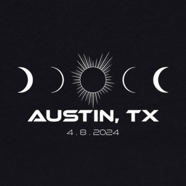 Total Solar Eclipse Austin Texas - April 2024 by SanJKaka